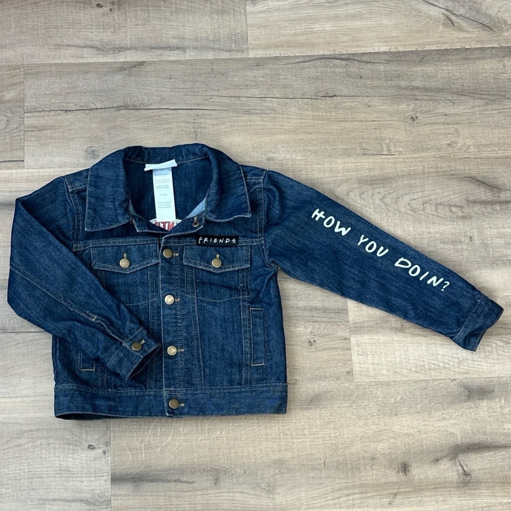 Boxlunch Toddler 5T TV Show Friends Dark Denim Jacket